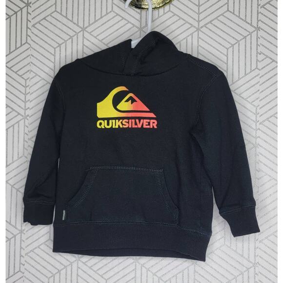 Quicksilver Black Sweatshirt Sz 24M - Picture 1 of 6